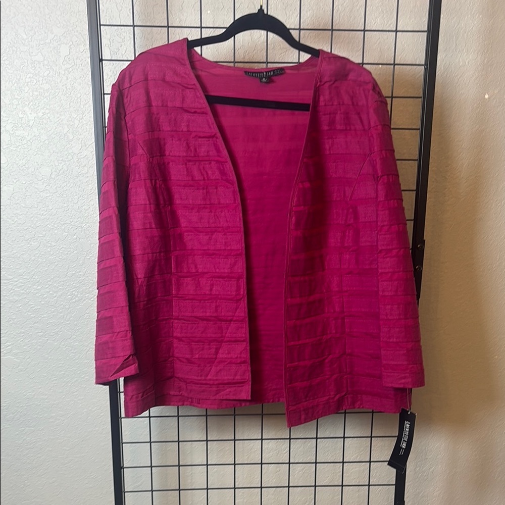 Lafayette 148 New York Bold Fuchsia Top